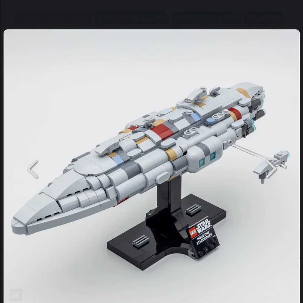 LEGO Star Wars Home One Starcruiser Set (75405) 579 Pieces 18+ NIB